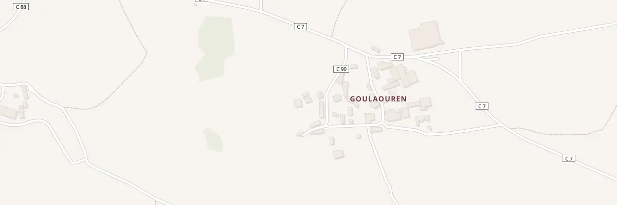 Plan du 90 Goulaouren à Hanvec