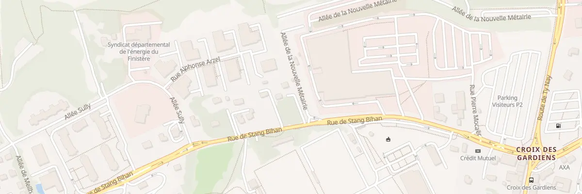 Plan du 30 Rue de Stang Bihan à Quimper