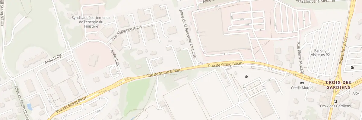 Plan du 30B Rue de Stang Bihan à Quimper