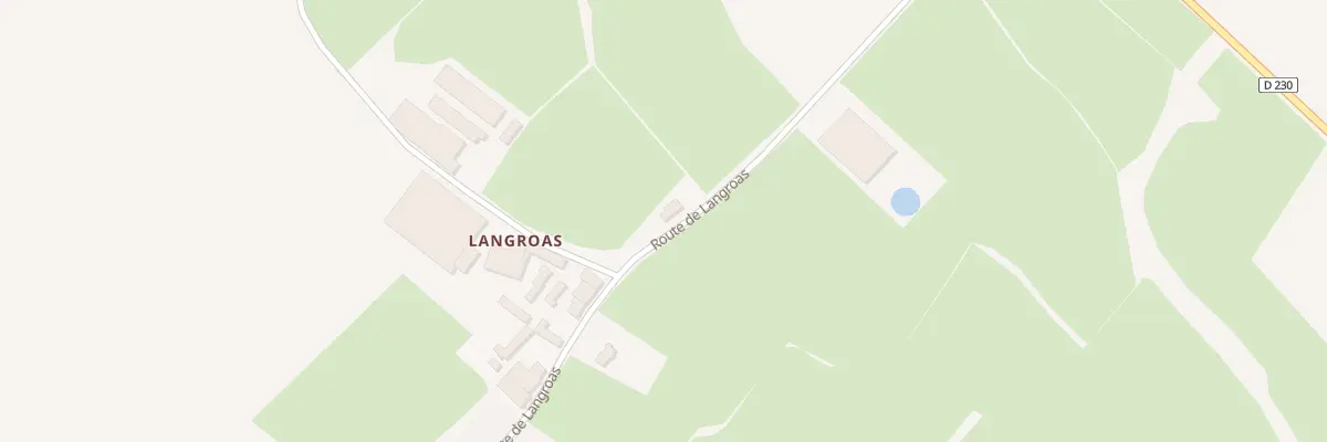 Plan du 219 Rte de Langroas à Bodilis