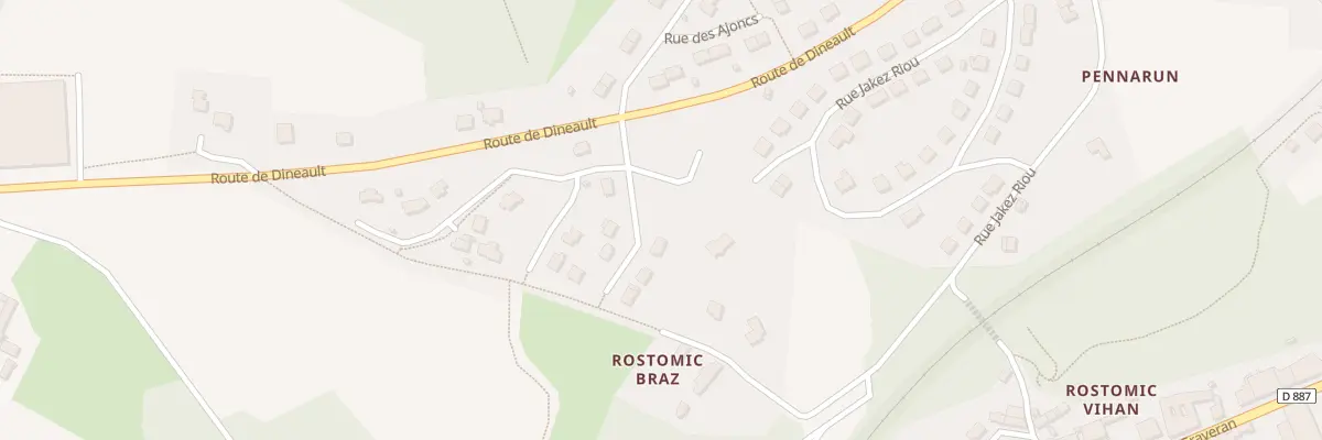 Plan du 6B Rue Pierre et M Kerfriden à Châteaulin