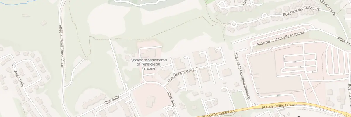 Plan du 3 Rue Alphonse Arzel à Quimper