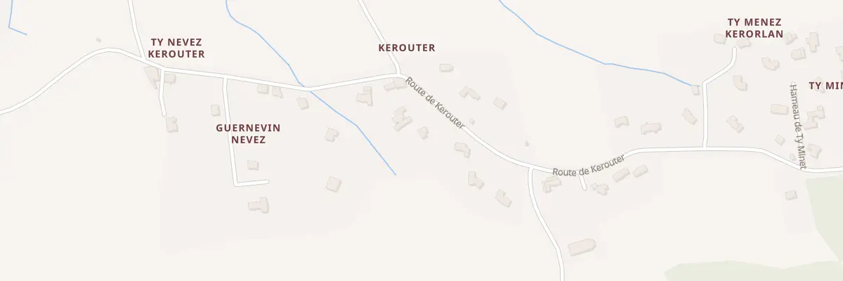 Plan du 7 Rte de Kerouter à Clohars-Fouesnant