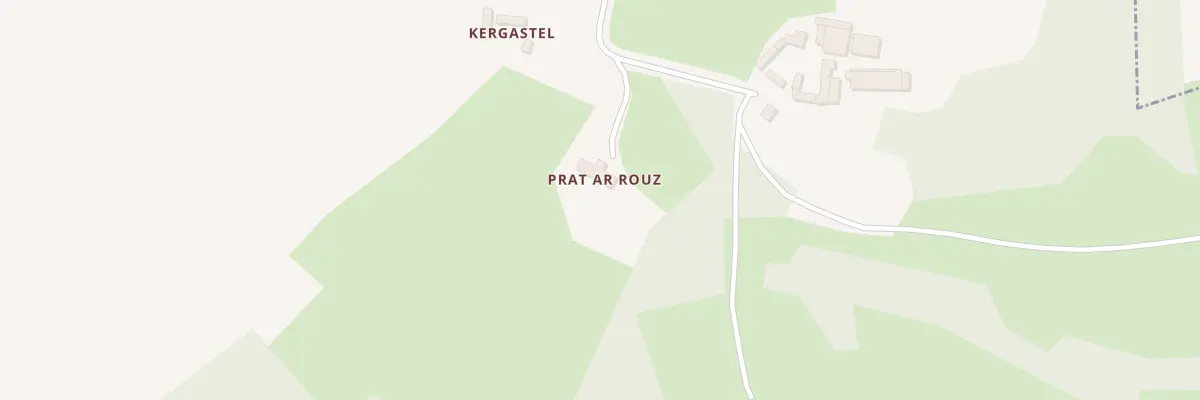 Plan du 1055 Prat Ar Roux à Châteaulin
