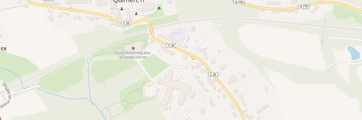 Plan du 36 Rue Albert Louppe à Pont-de-Buis-lès-Quimerch