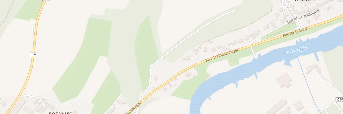 Plan du 78 Rue de Goasanneyec à Pont-de-Buis-lès-Quimerch