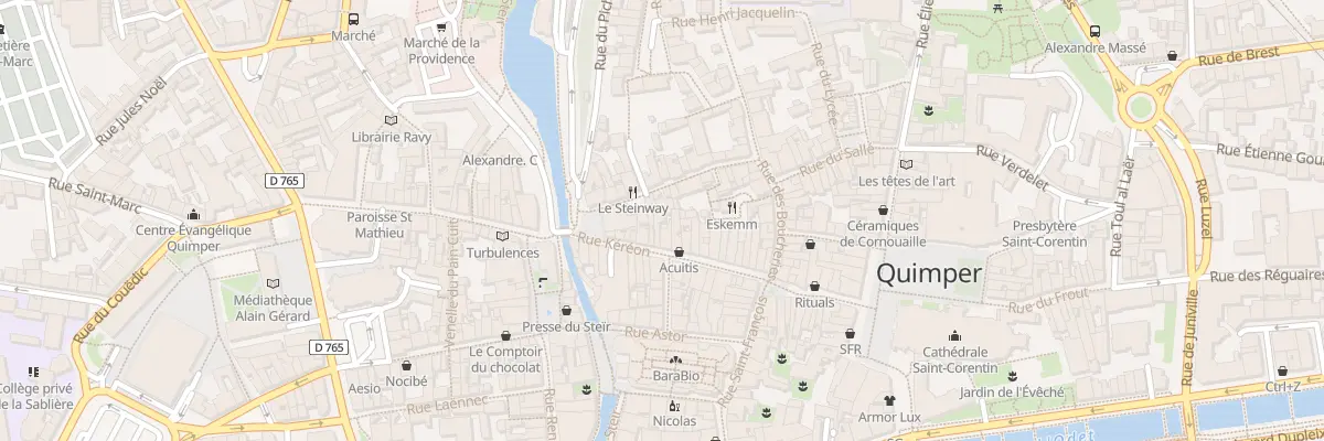 Plan du 44 Rue Kereon à Quimper