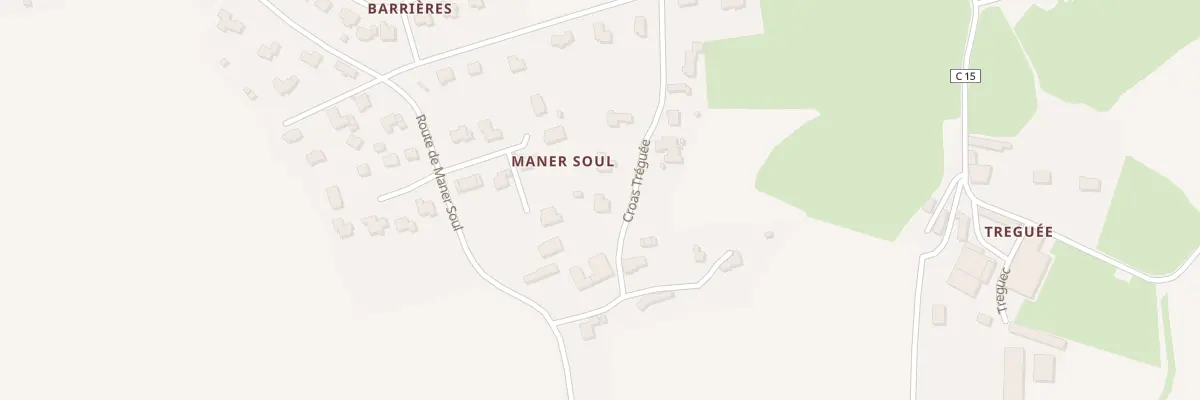 Plan du 602 Rte de Maner Soul à Bodilis