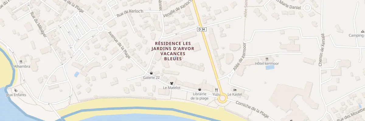 Plan du 3 Av de la Mer à Bénodet