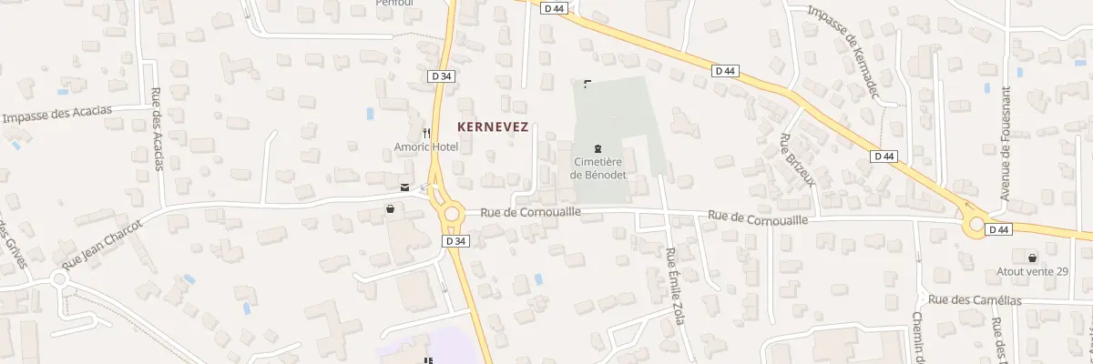 Plan du 7T Rue de Cornouaille à Bénodet
