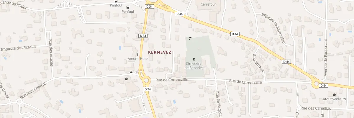 Plan du 7B Rue de Cornouaille à Bénodet