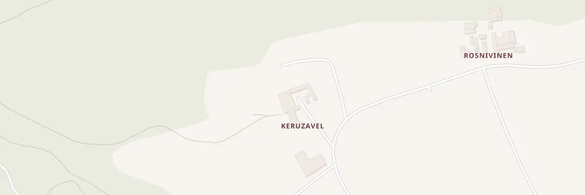 Plan du 45 Keruzavel à Loc-Eguiner