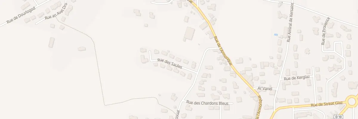 Plan du 6 Rue des Saules à Cléder