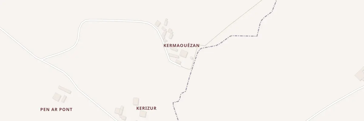 Plan du 6301 Kernaouezan à Cléder