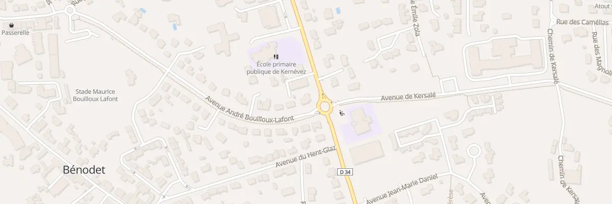 Plan du 41 Av Bouilloux Lafont à Bénodet