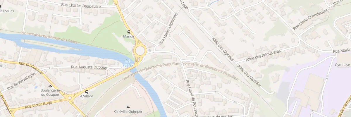 Plan du 27 Rue Henri de Bournazel à Quimper