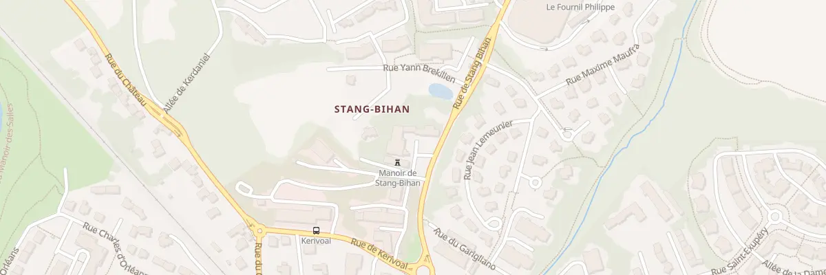 Plan du 8 Rue de Stang Bihan à Quimper