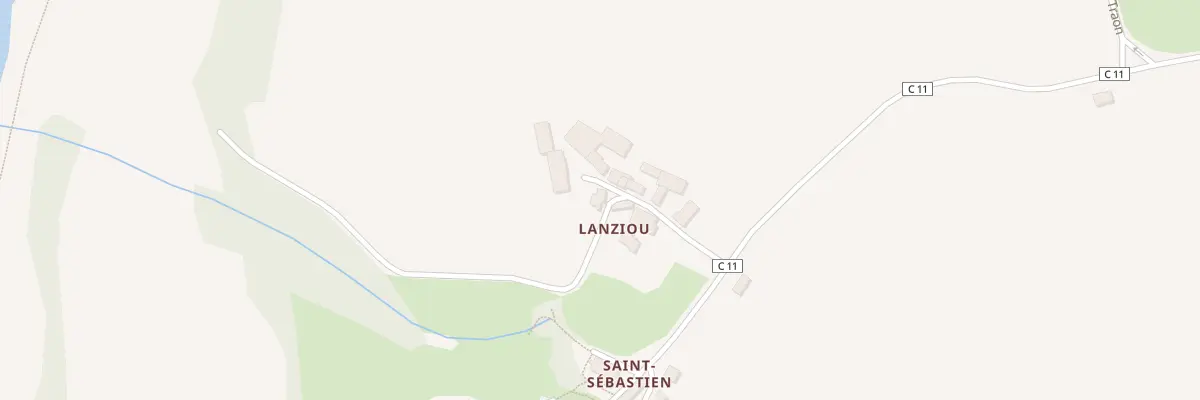Plan du 5044 Lanziou à Saint-Ségal