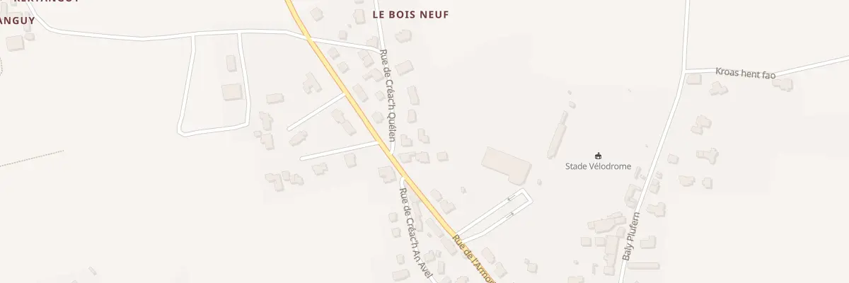 Plan du 7005Q Rue de Creach Quelen à Cléder