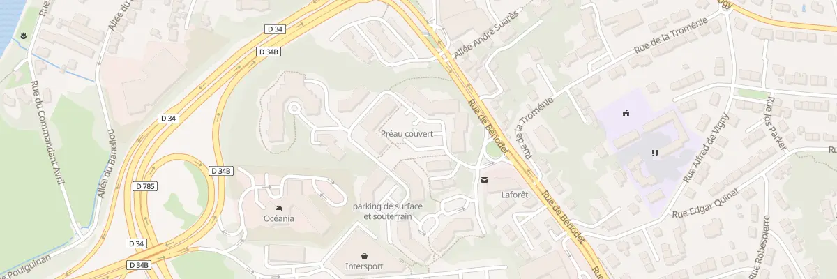 Plan du 11 Av de Kerdrezec à Quimper