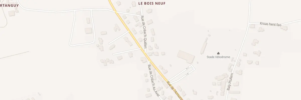 Plan du 2 Rue de Creach Quelen à Cléder