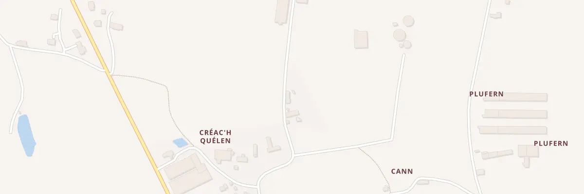 Plan du 5927 Creach Quelen à Cléder
