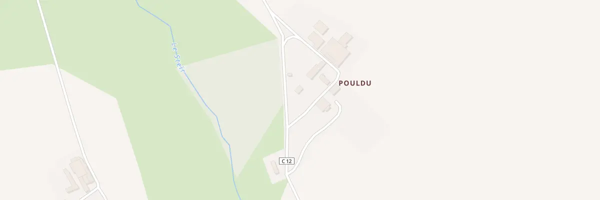 Plan du 1978I Le Pouldu à Quéménéven