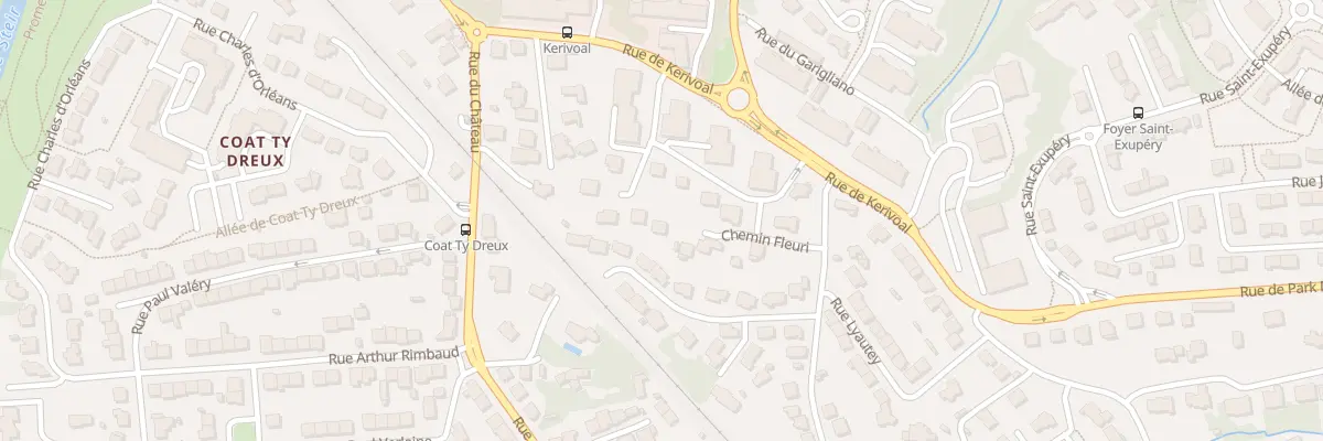 Plan du 13 Rue Maurice Denis à Quimper