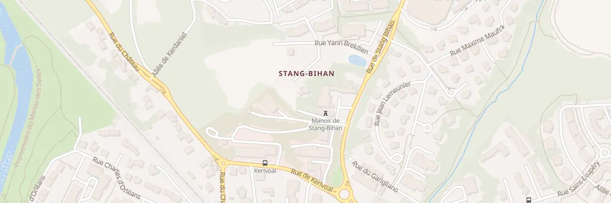 Plan du 6 Rue de Stang Bihan à Quimper