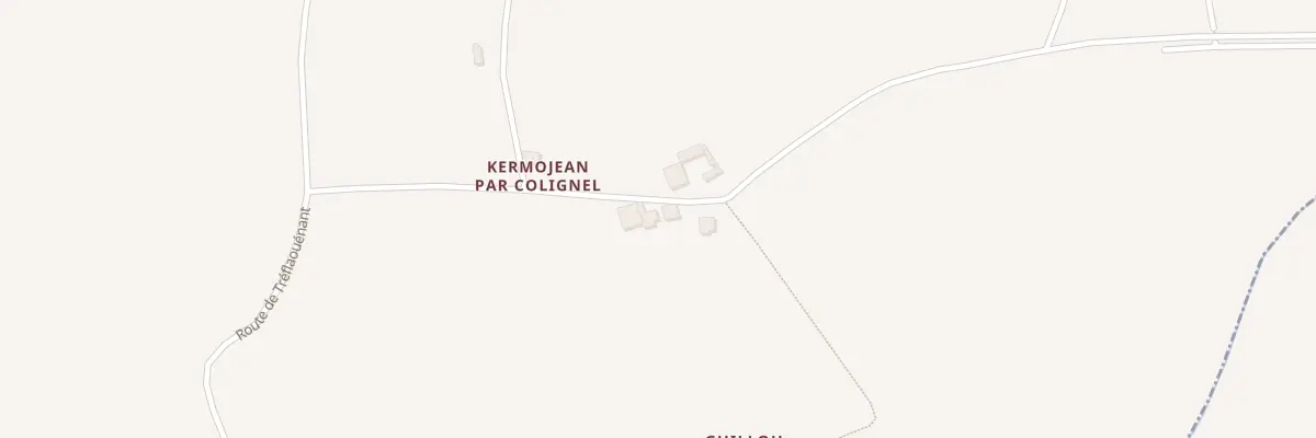 Plan du 34 Rte de Keramanach à Plouzévédé