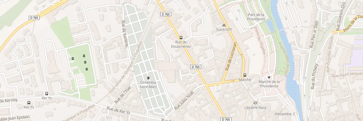Plan du 34 Rue de Douarnenez à Quimper