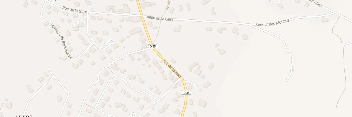 Plan du 24 Rue de Berven à Plouzévédé