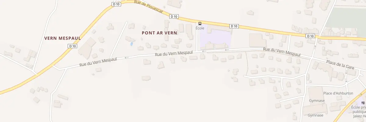Plan du 25 Rue du Vern Mespaul à Cléder