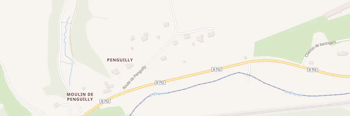 Plan du 39 Rte de Penguilly à Bodilis