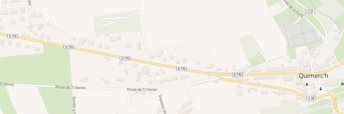 Plan du 8 Rue de Ty Jopic à Pont-de-Buis-lès-Quimerch