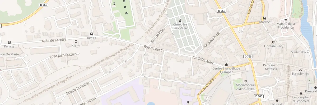 Plan du 3B Rue de Ker Ys à Quimper