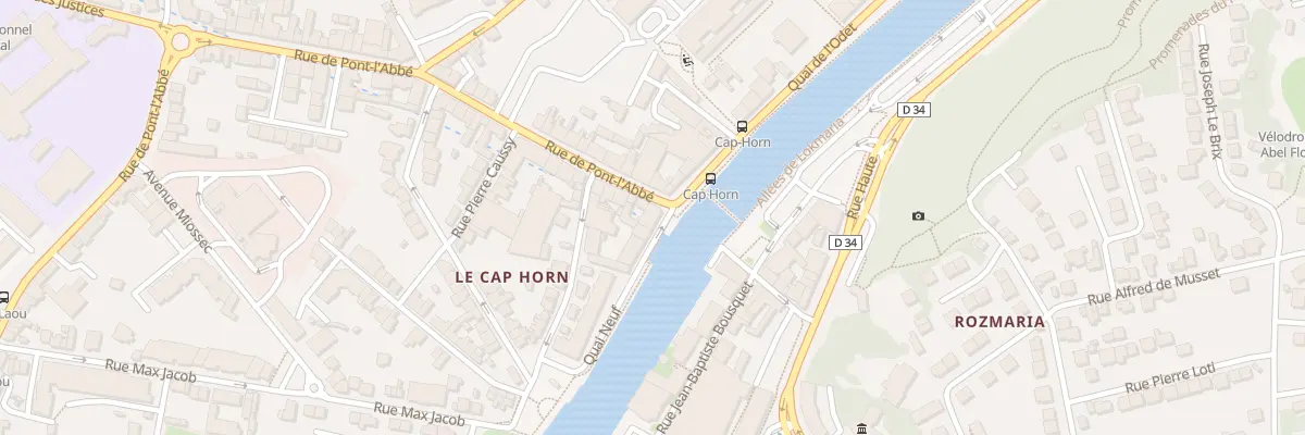 Plan du 4 Rue de Pont-L’Abbé à Quimper