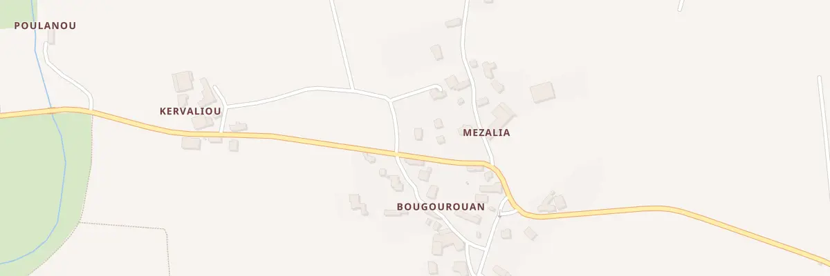 Plan du 5 Mezalia à Cléder