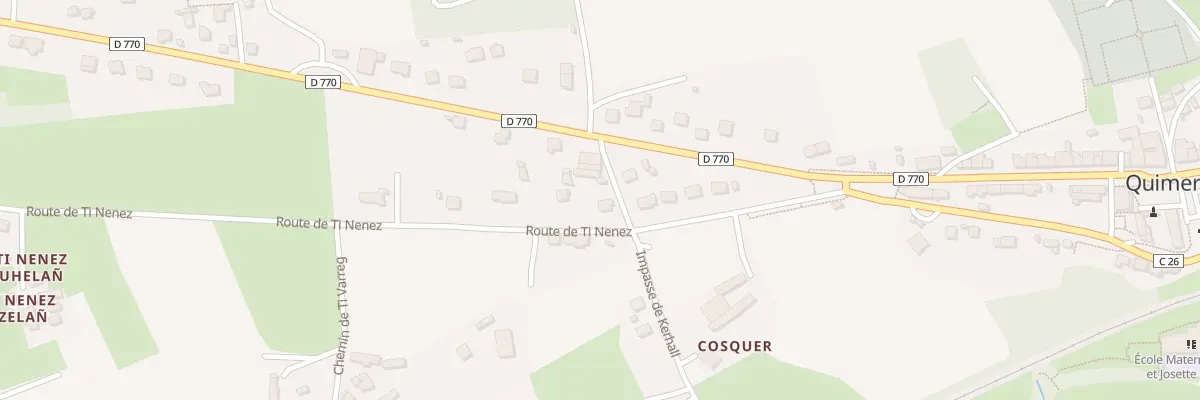 Plan du 6 Rte de Ti Nenez à Pont-de-Buis-lès-Quimerch
