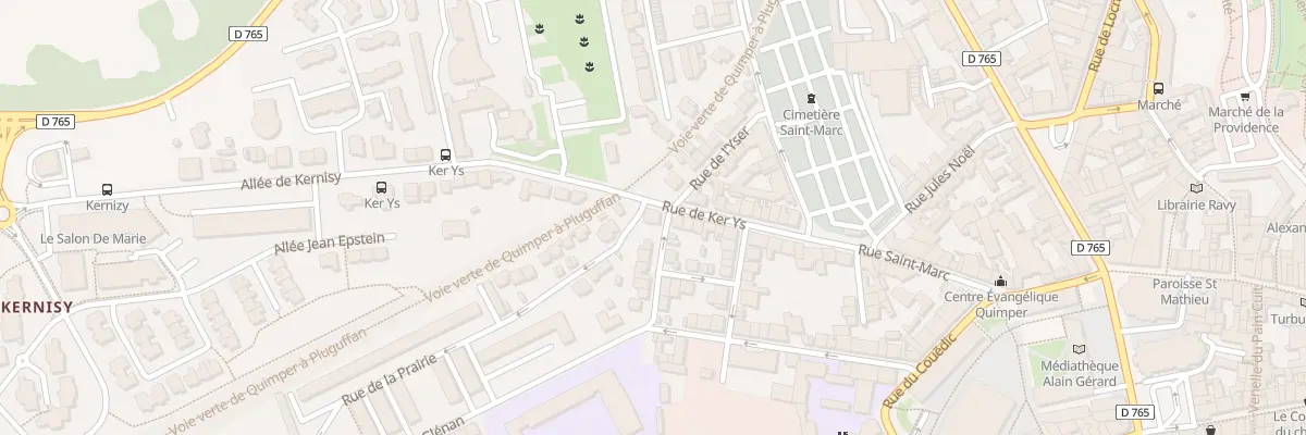 Plan du 15 Rue de Ker Ys à Quimper