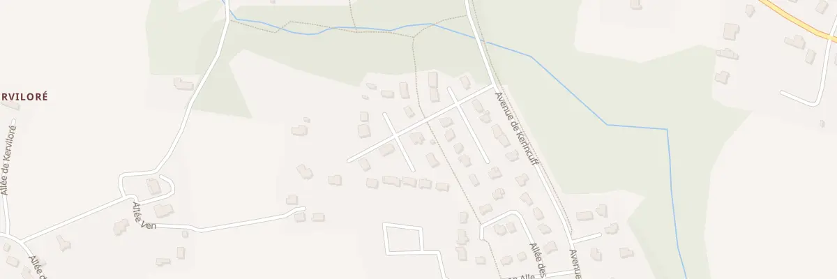 Plan du 18 All des Chênes à Gouesnach