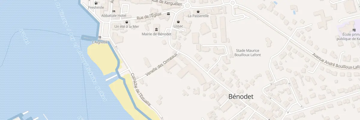 Plan du 49 Av de la Plage à Bénodet