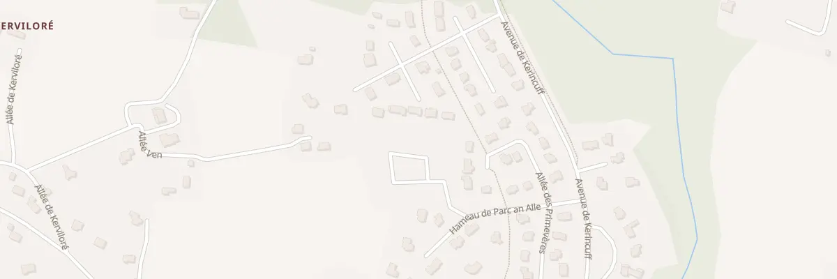 Plan du 19 Ham de Parc An Allé à Gouesnach
