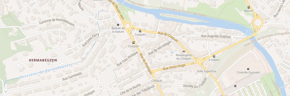 Plan du 15 Rue du Pontigou à Quimper