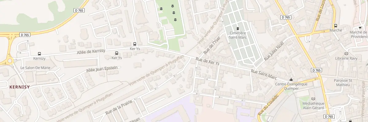 Plan du 15B Rue de Ker Ys à Quimper