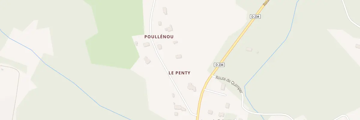 Plan du 4 Rte de Pors-meillou à Gouesnach