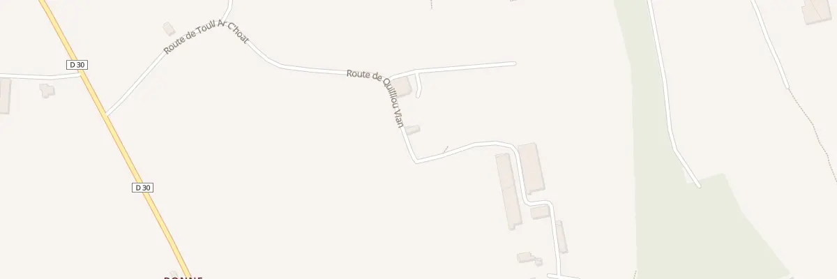 Plan du 102 Quilliou à Plougar