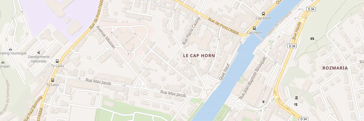 Plan du 32 Rue Auguste Goy à Quimper