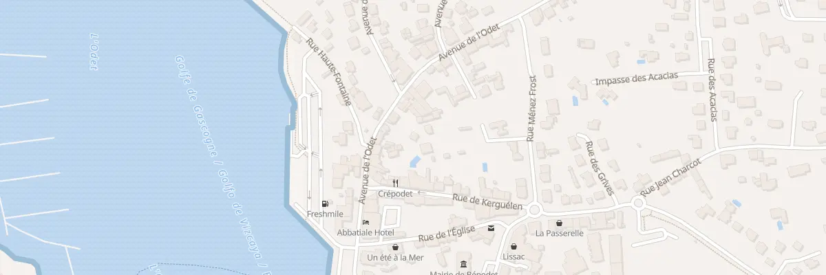 Plan du 16B Av de l’Odet à Bénodet