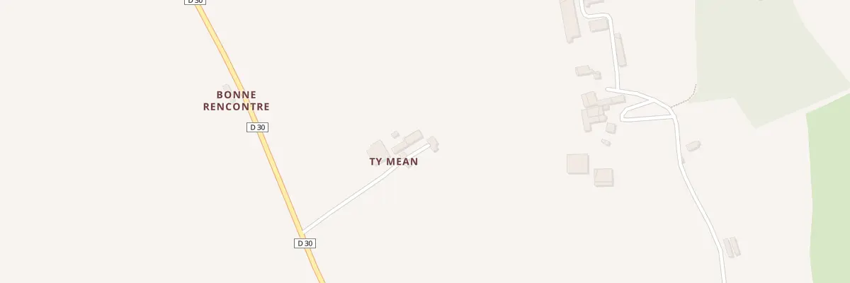 Plan du 157 Che de Ty Mean à Plougar